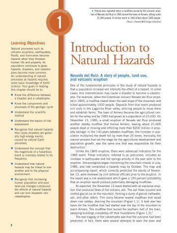 Introduction to Natural Hazards - heltschl