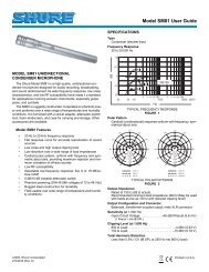 Shure SM81 | PDF - SRTalumni.com