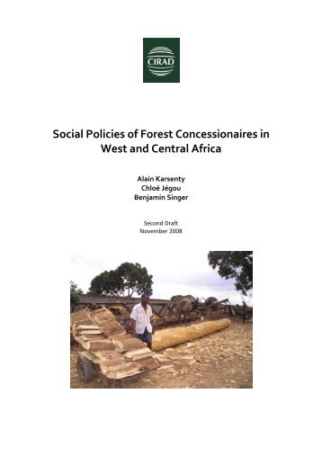 Forest concessions in West and Central Africa â Social policies of ...