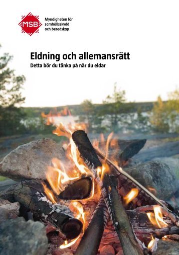 Eldning och allemansrätt