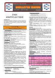 Bulletin SMUR 15 : Choc anaphylactique - Swissrescue