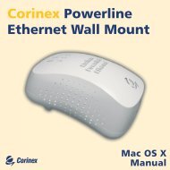 Corinex Powerline Ethernet Wall Mount