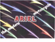 1957 Full Range Brochure - Ariel Motorcycle Club of North America