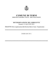 Informazioni Personali Comune Di Terni