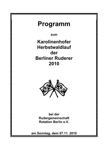 Programm - Rudergemeinschaft Rotation Berlin e.V.