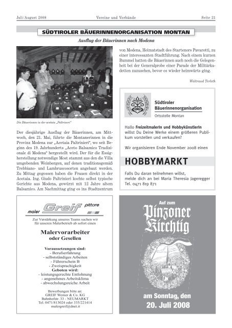 Informationsblatt Nr. 4/2008 (4,17 MB)