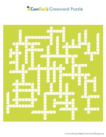 Crossword Puzzle - UCanGo2