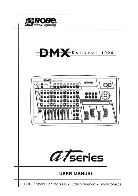 User manual DMX CONTROL 1024