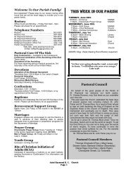 St. Raymond 6.27.10 Bulletin.pub - St. Raymond - East Rockaway NY
