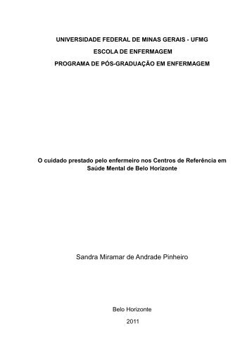 o cuidado prestado pelo enfermeiro nos centros de referência em ...