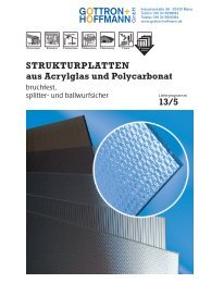 Strukturplatten aus Acrylglas und Polycarbonat - GOTTRON + ...