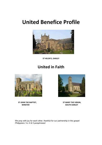 Joint profile.pdf - the Diocese of Derby