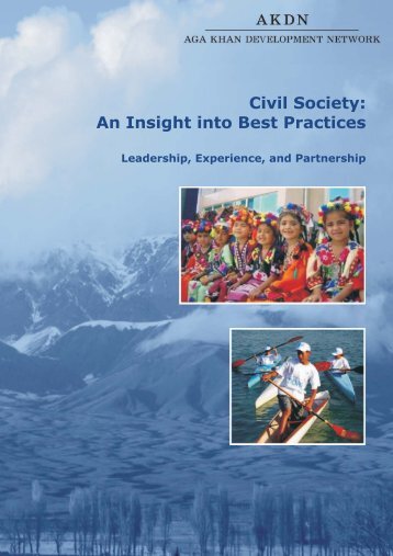 Civil Society: An Insight into Best Practices - Aga Khan Development ...