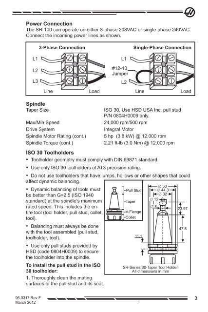 Sheet Router (SR-100) - Haas Automation, Inc.