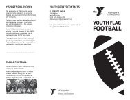 youth flag football - Greater Wichita YMCA