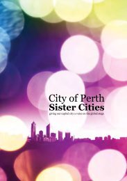 Perth Sister Cities Booklet - City of Perth