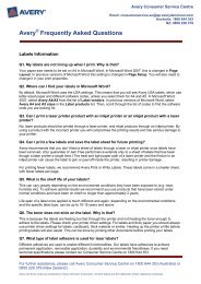 Label FAQs.pdf - Avery