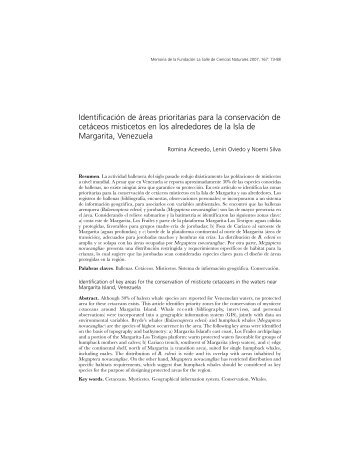 IdentificaciÃ³n de Ã¡reas prioritarias para la ... - CAR-SPAW-RAC