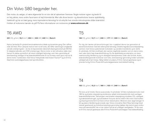 Klik her for at downloade Volvo S80 brochure som pdf