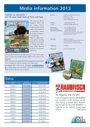 Media information 2013 Dates - Fisch und Fang