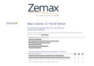 2012 - Zemax