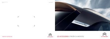 LES ACCESSOIRES CITROÃN C4 AIRCROSS - Groupe Dallard