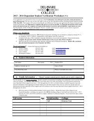 Dependent Student Verification Form V1