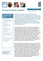 Case Study: Solving Problems Together - E2BN