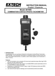 Manual - Extech Instruments