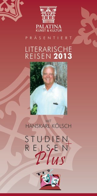 LITERARISCHE REISEN 2013