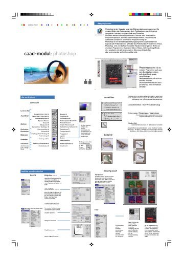 caad-modul: photoshop