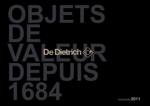 COLECCIÃN 2011 - De Dietrich
