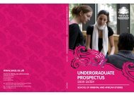 Undergraduate Prospectus 2009