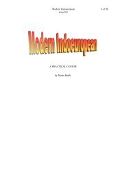 Modern Indoeuropean 1 of 30 issue 0.0 A PRACTICAL COURSE by ...