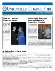 Summer 2007 - Unionville-Chadds Ford School District
