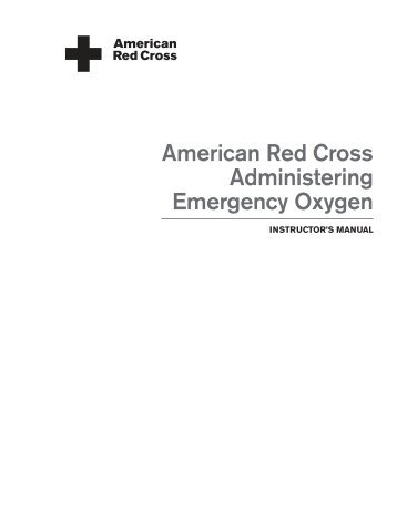 American Red Cross Administering Emergency ... - Instructor's Corner