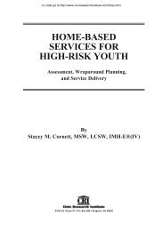 home-based services for high-risk youth - Civic Research Institute