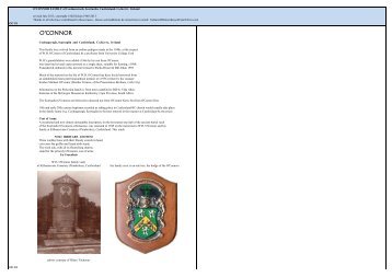 O'CONNOR - Blennerhassett Family Tree