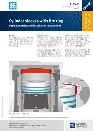 Cylinder sleeves with fire ring - Design, function ... - Wilmink Group