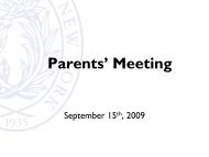 Parents' Meeting: Cycle 3 - LycÃ©e FranÃ§ais de New York