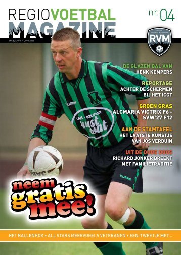 de glazen bal van reportage groen gras alcmaria victrix f6 - svwl27 ...