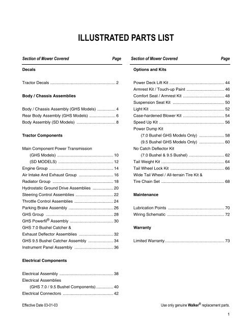 MDD Parts Manual.book - Walker Mowers