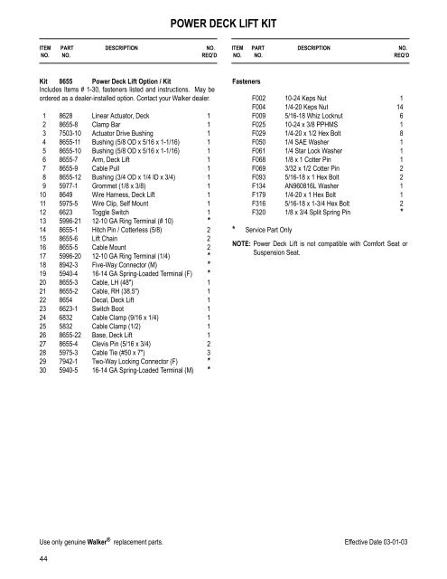 MDD Parts Manual.book - Walker Mowers