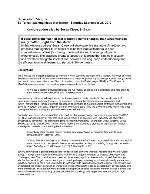 Keynote Overview Session Outline And Biographies Smart Learning Keynote Overview Session Outline And Biographies Smart Learning