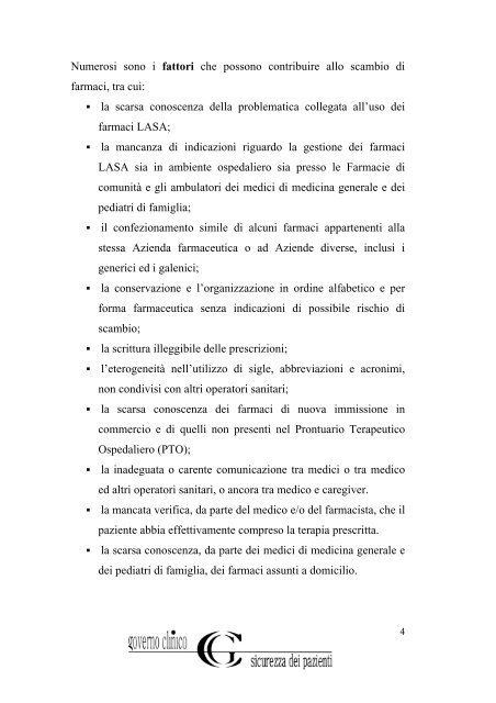 Prevenzione degli errori in terapia con farmaci - IPASVI - La Spezia