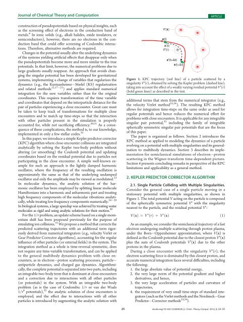 Kepler PredictorâCorrector Algorithm - Yale Chemistry - Yale ...