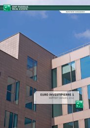 Rapport annuel - Euro Investipierre 1 - 2012 - BNP Paribas REIM