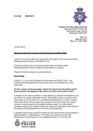 penalty notices - Nottinghamshire Police