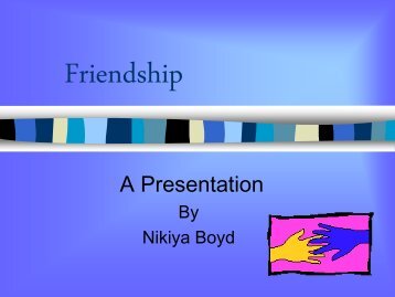 Friendship PowerPoint
