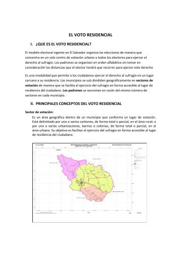 EL VOTO RESIDENCIAL